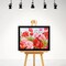 12 × 16 in Simple Black Picture Frame for 12x16 Paint‑by‑Numbers Canvas Painting 30 × 40 cm